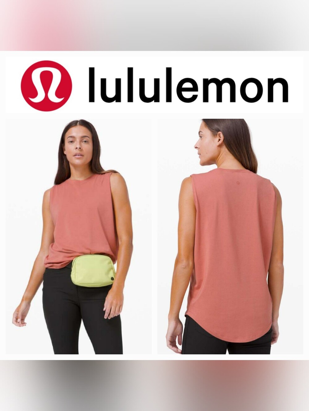 Lululemon Brunswick Muscle Tank Top Sz 10/12